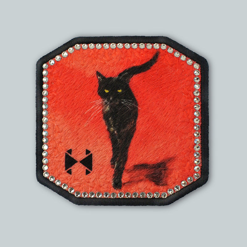 Patch Black Cat Swarovski