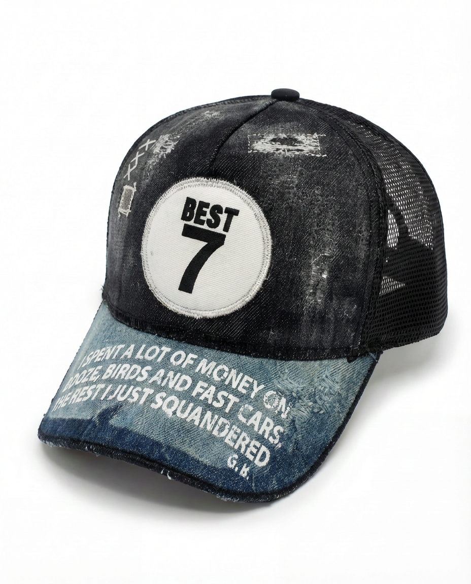 Cappellino trucker - BEST 7 — G.B. Black Edition