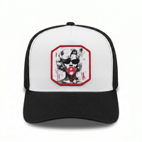 TRUCKER BLACK-WHITE template