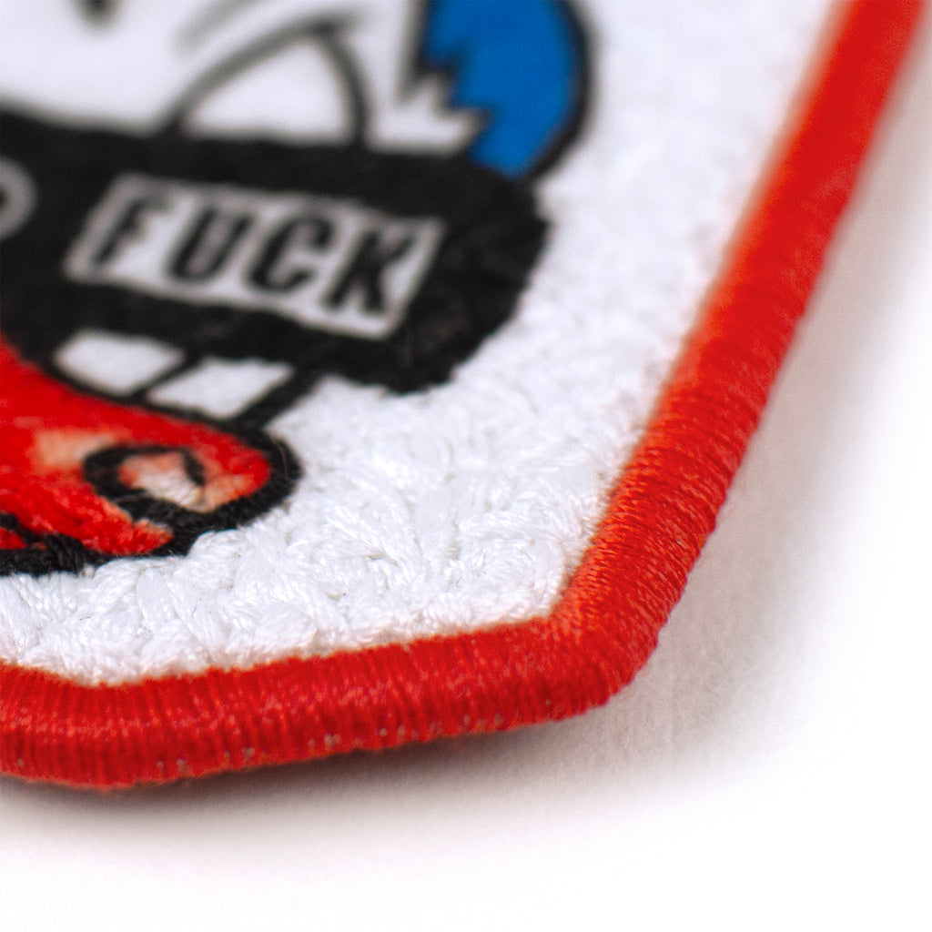 DONALD FUCK Embroidered Velcro Patch