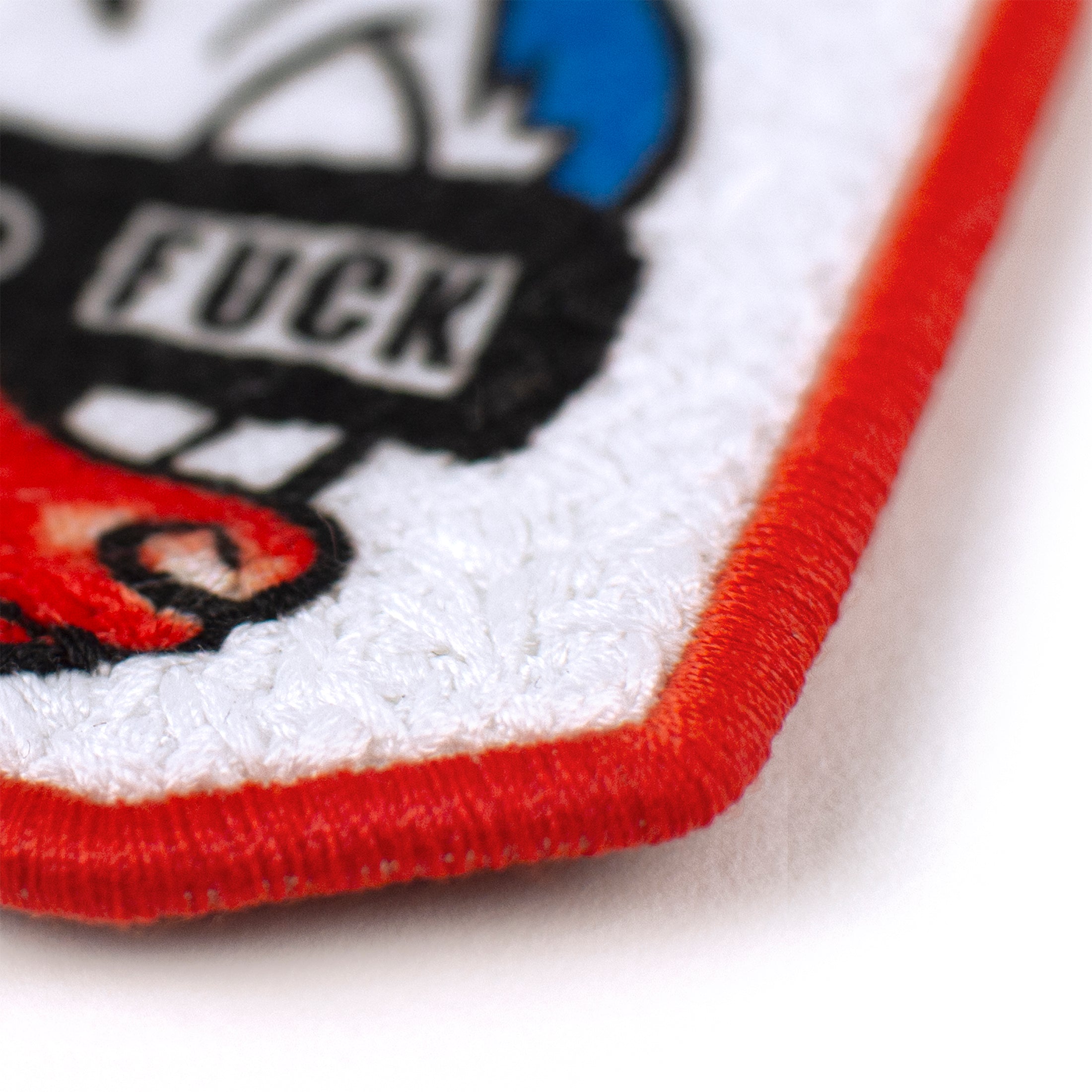 DONALD FUCK Embroidered Velcro Patch