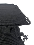 Ripped Wool Sweater - Black Vampire