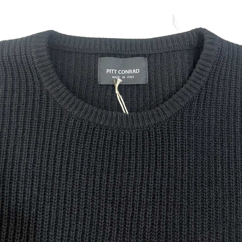 Ripped Wool Sweater - Black Vampire