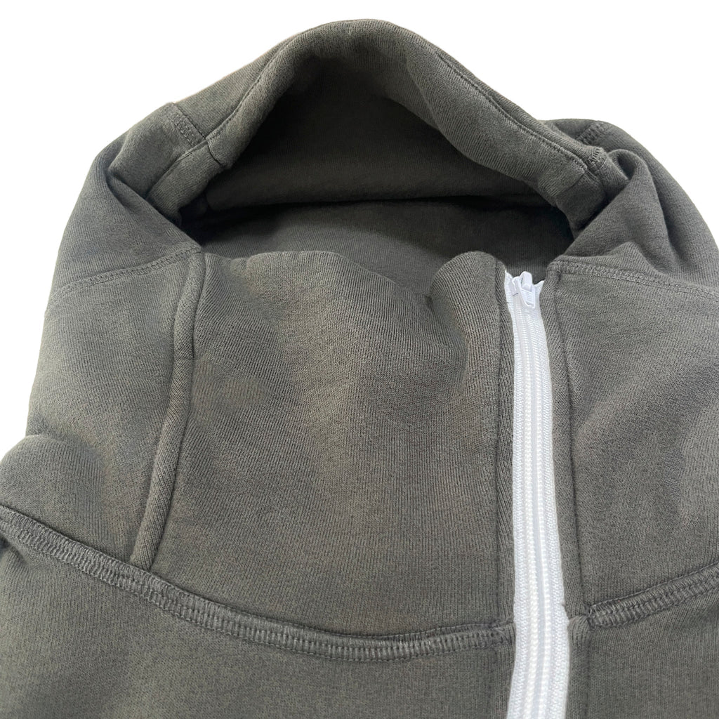 High-neck cotton sweatshirt - Old School Zip
