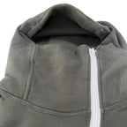 High-neck cotton sweatshirt - Old School Zip