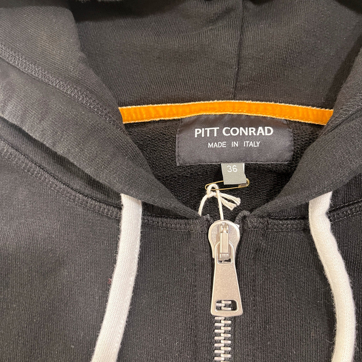 HIGH MOUNTAIN – Felpa con cappuccio e zip in cotone