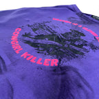 COWGIRL KILLER – Felpa crop in cotone, viola o bianca