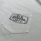 OLD SCHOOL 1971 POCKET – T-shirt con taschino stampato