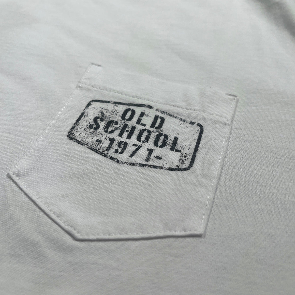 OLD SCHOOL 1971 POCKET – T-shirt con taschino stampato