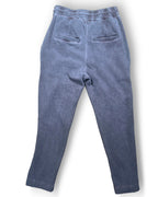 URBAN PLEAT – Pantalone in velour con pinces e coulisse