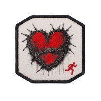 Patch Barbed Heart