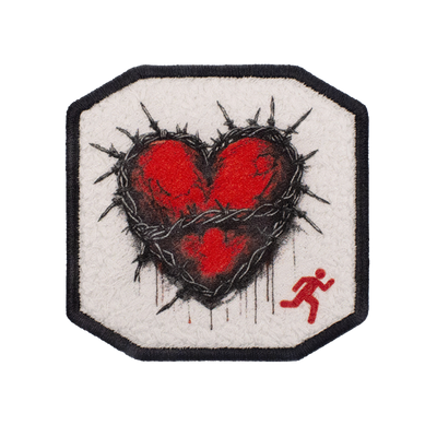 Patch Barbed Heart