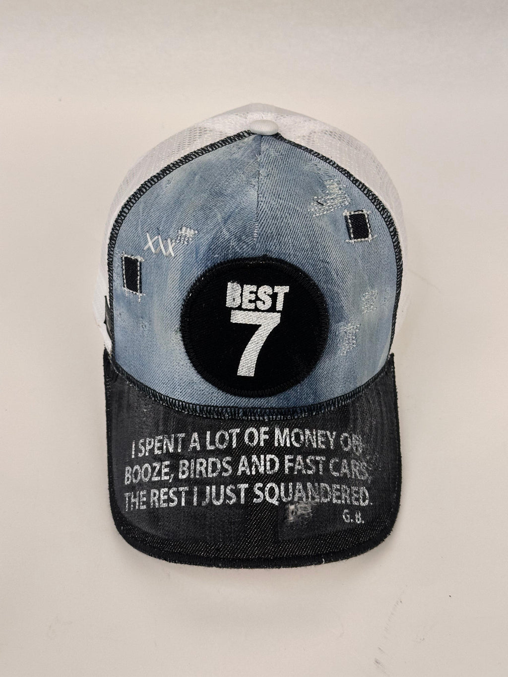 Cappellino trucker - BEST 7 - G.B. White Edition