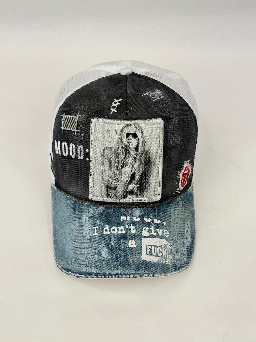 Trucker Cap - MOOD Stones White