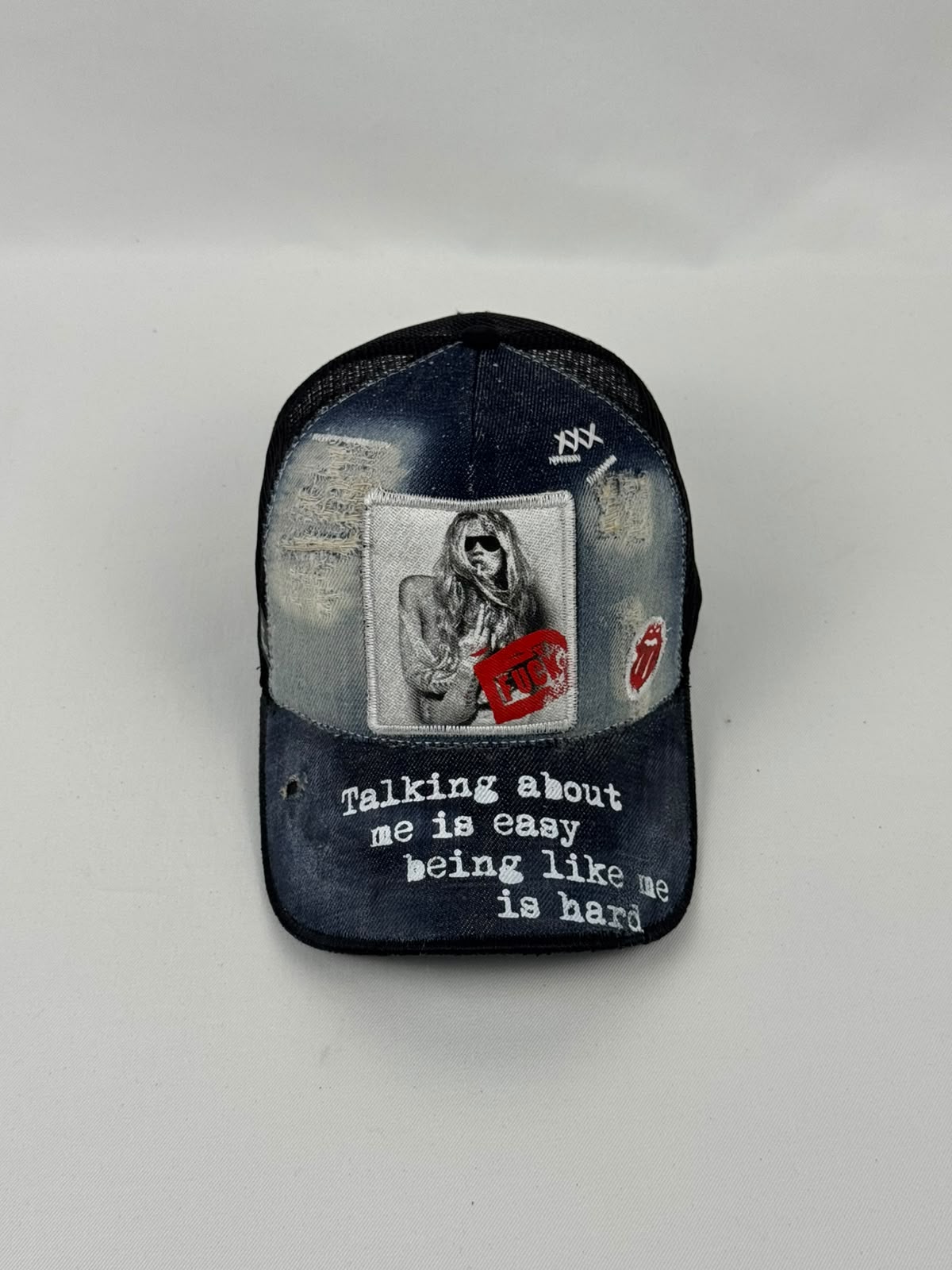 Cappellini denim trucker - RED TALK