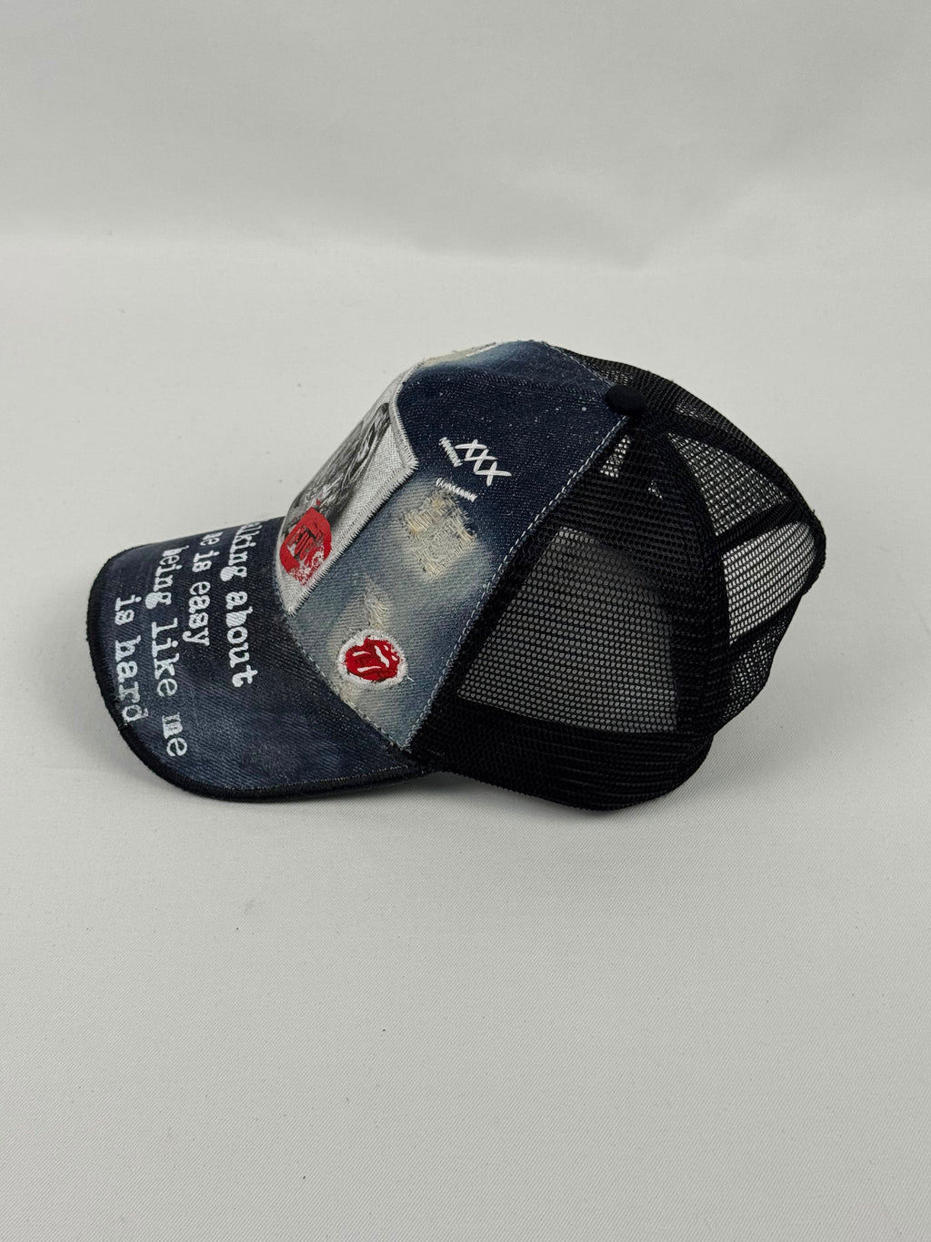 Cappellini denim trucker - RED TALK