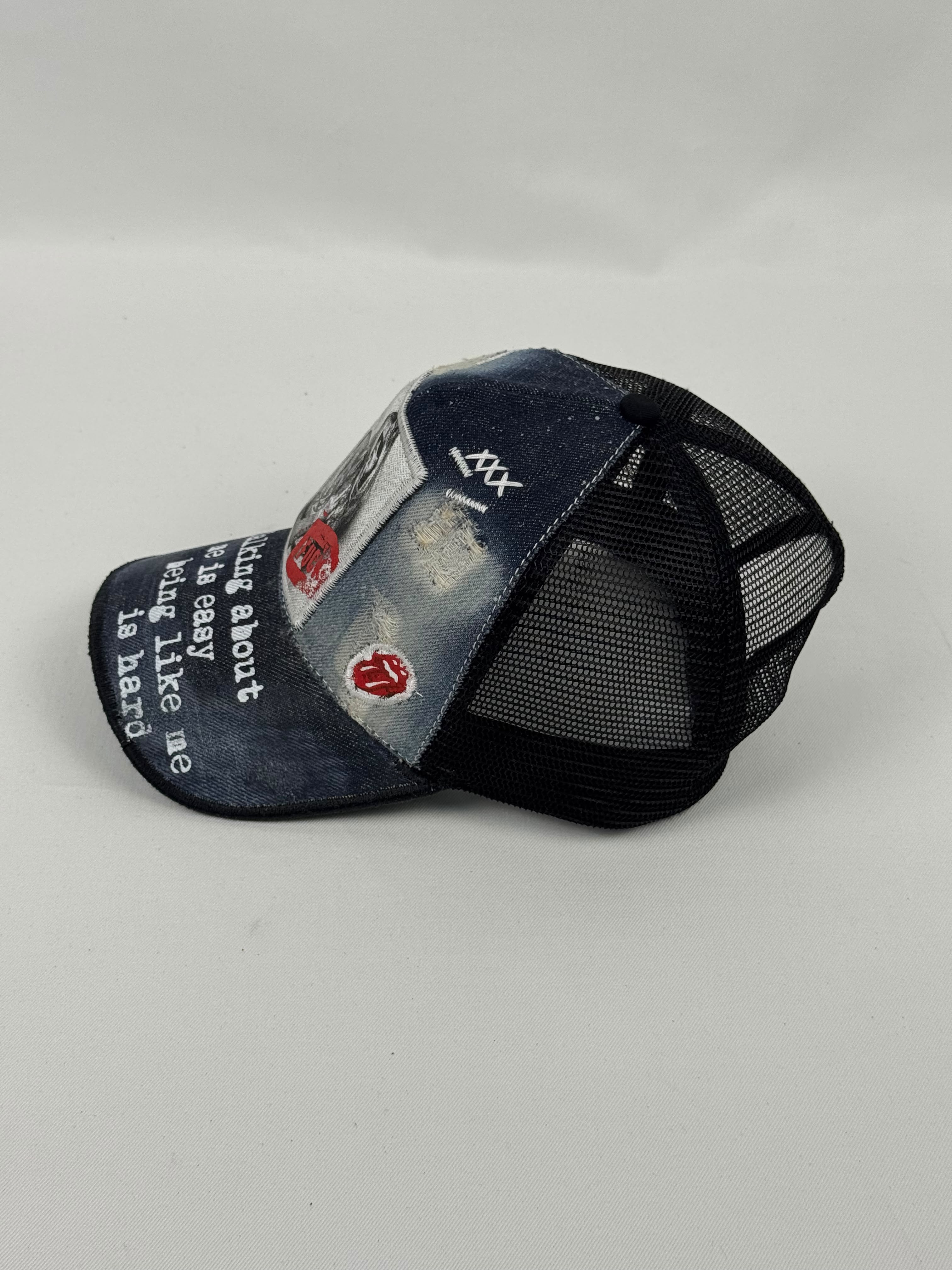 Cappellini denim trucker - RED TALK