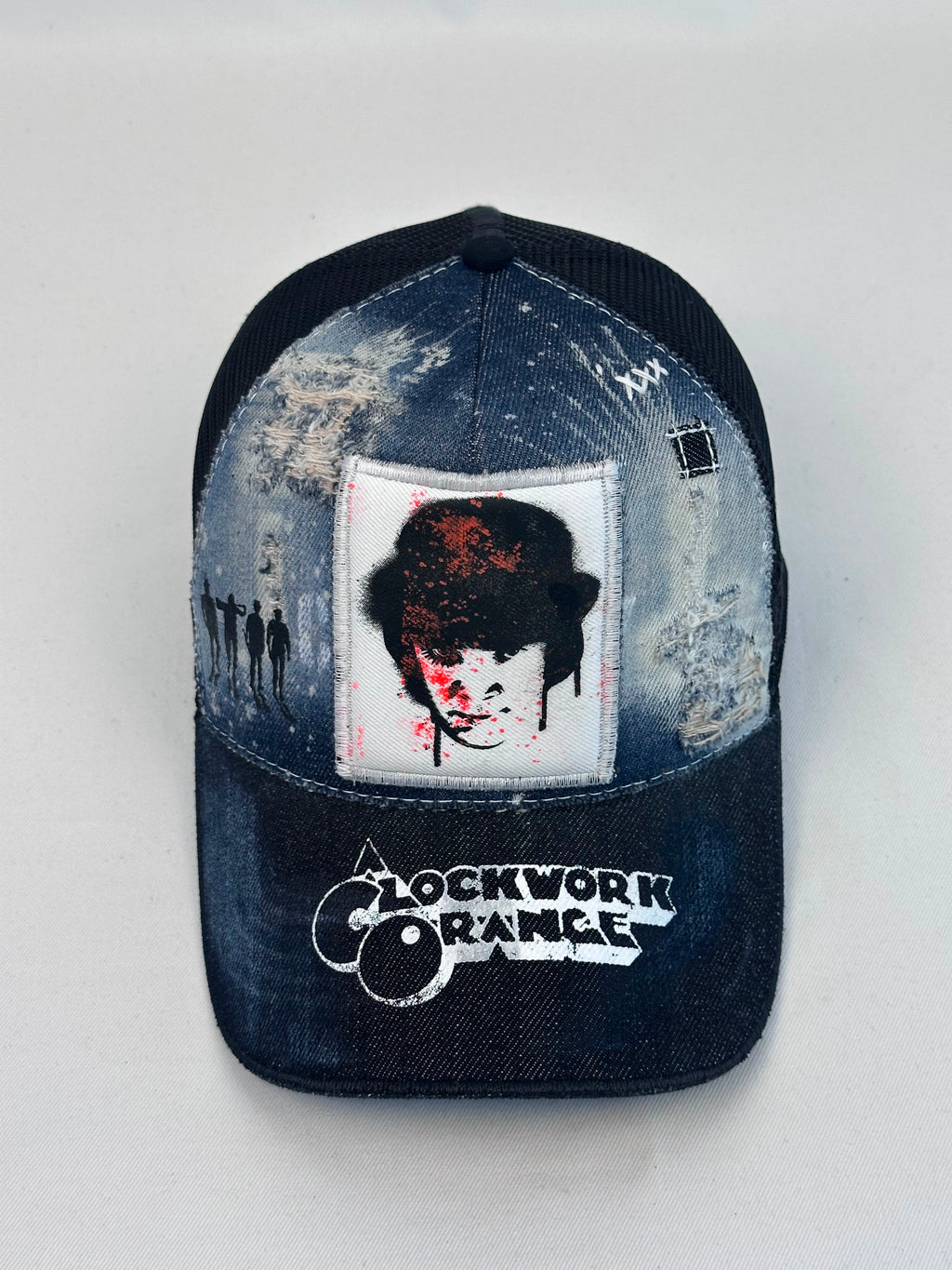 MILK – Cappellino Trucker in Denim Consumato