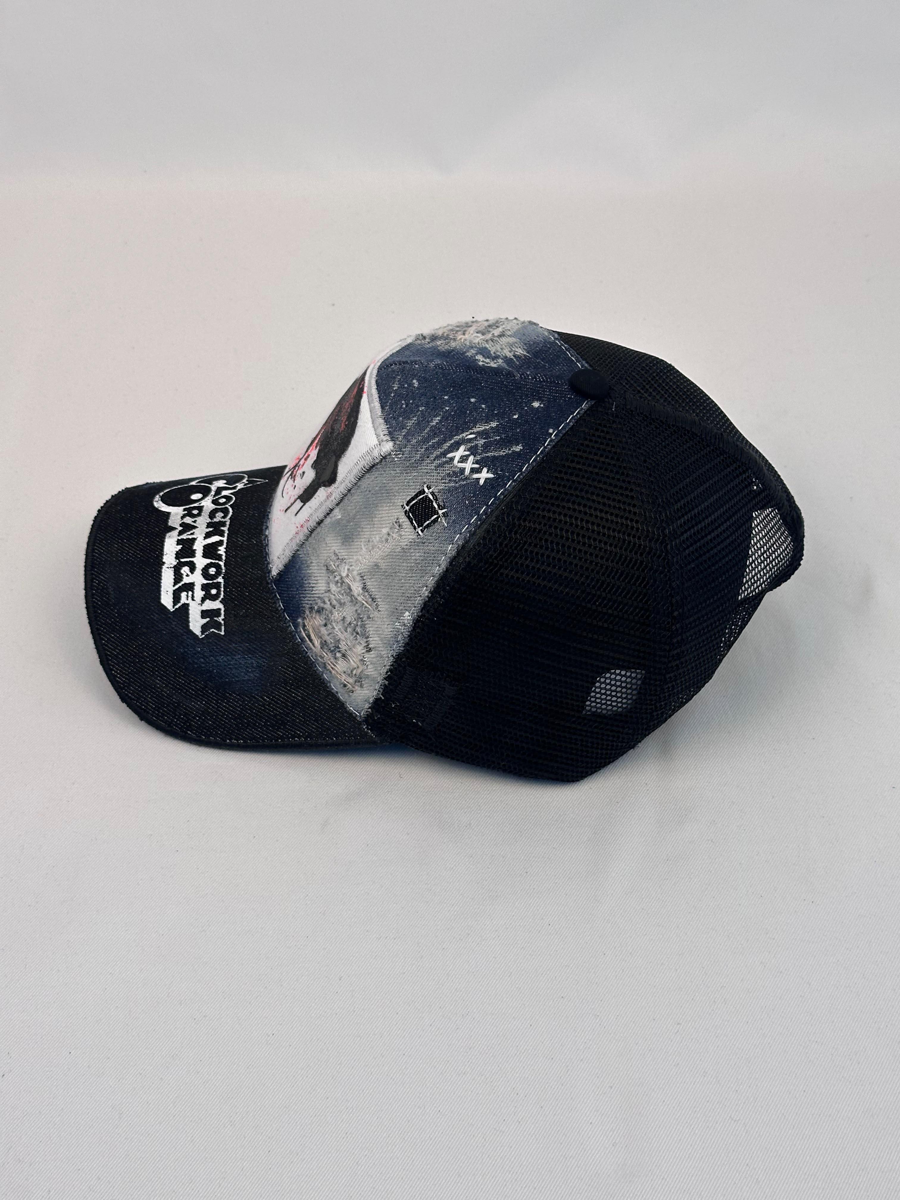 MILK – Cappellino Trucker in Denim Consumato