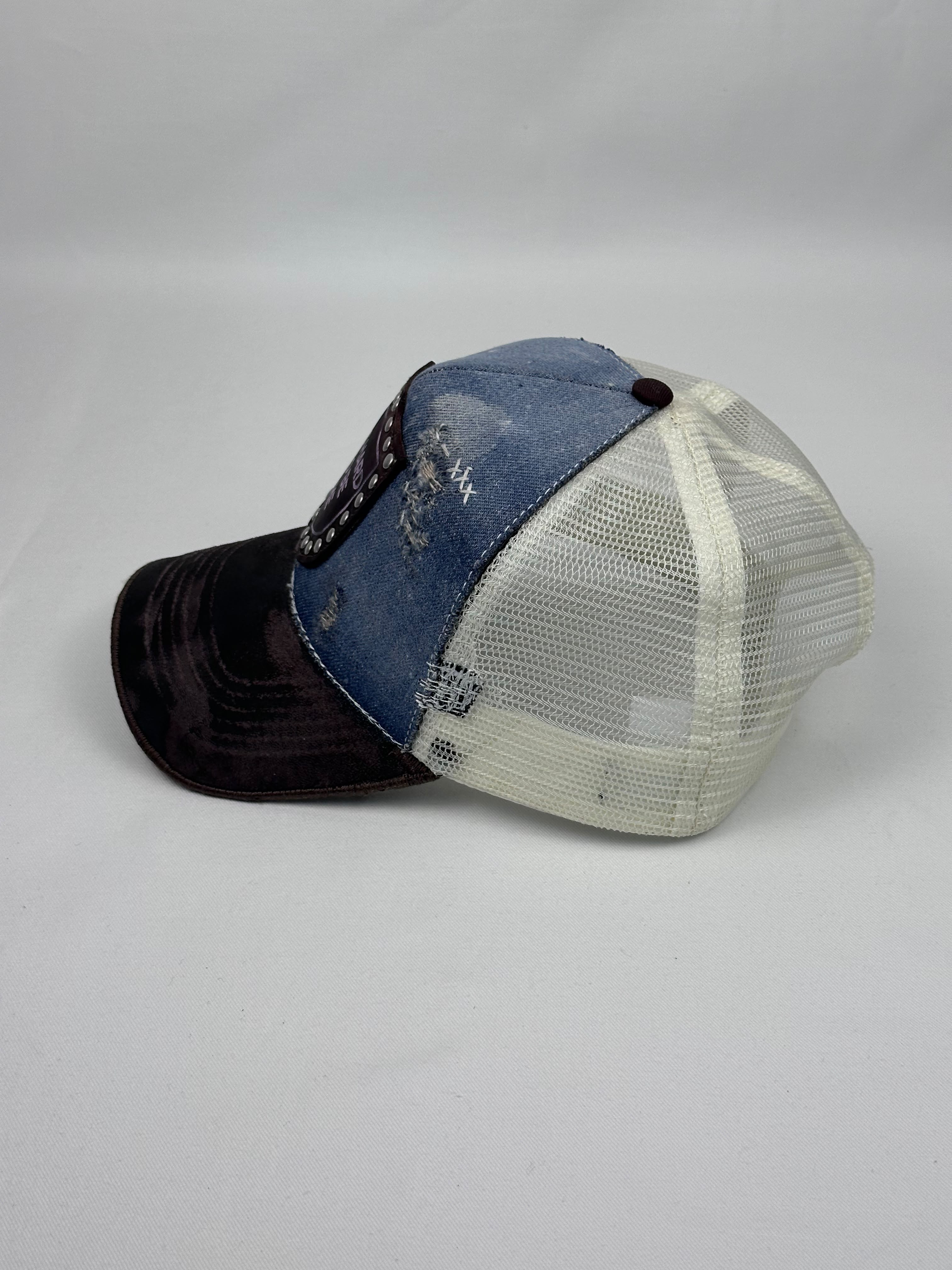 Cappellino in denim Trucker - BLASON
