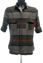 Camicia Uomo in Cotone di Flanella – camicia uomo - Grigio - XL - Camicia uomo – Pitt Conrad