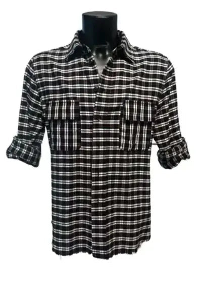 Camicia Uomo in Cotone di Flanella – camicia uomo - Bianco - XL - Camicia uomo – Pitt Conrad