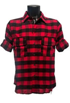 Camicia Uomo in Cotone di Flanella – camicia uomo - Rosso - XL - Camicia uomo – Pitt Conrad