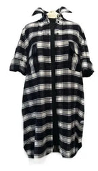 Camicione Donna in Flanella – camicione donna - Scacchi - camicione donna – Pitt Conrad