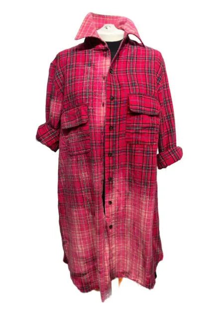 Camicione Donna in Flanella – camicione donna - Oro rosato - camicione donna – Pitt Conrad