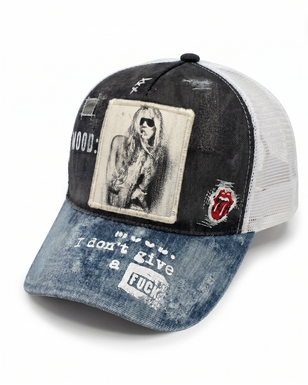 Trucker Cap - MOOD Stones White