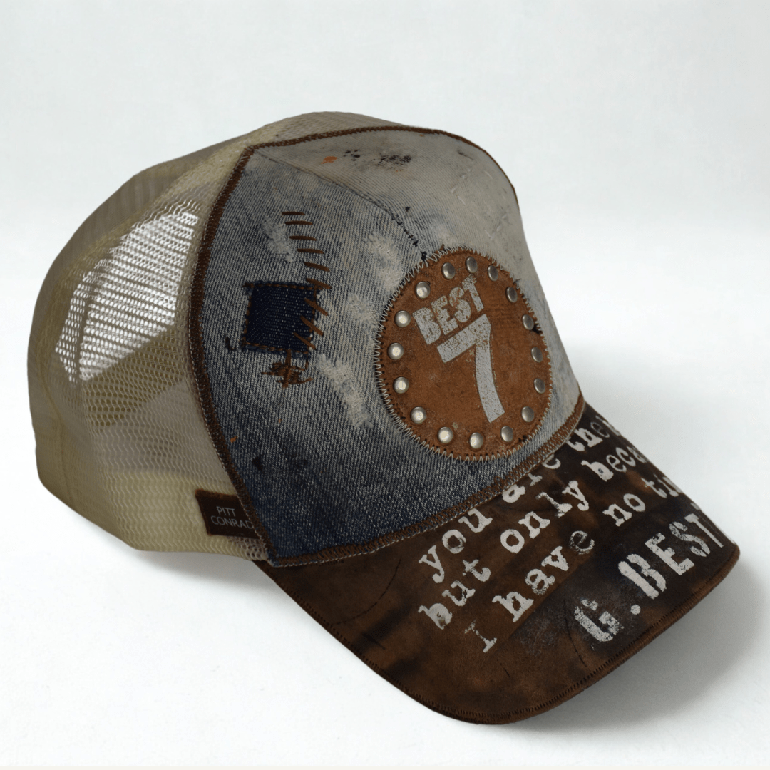 Cappellino 7 Best – cappelli personalizzati - Pelle - cappellino cappello – Pitt Conrad