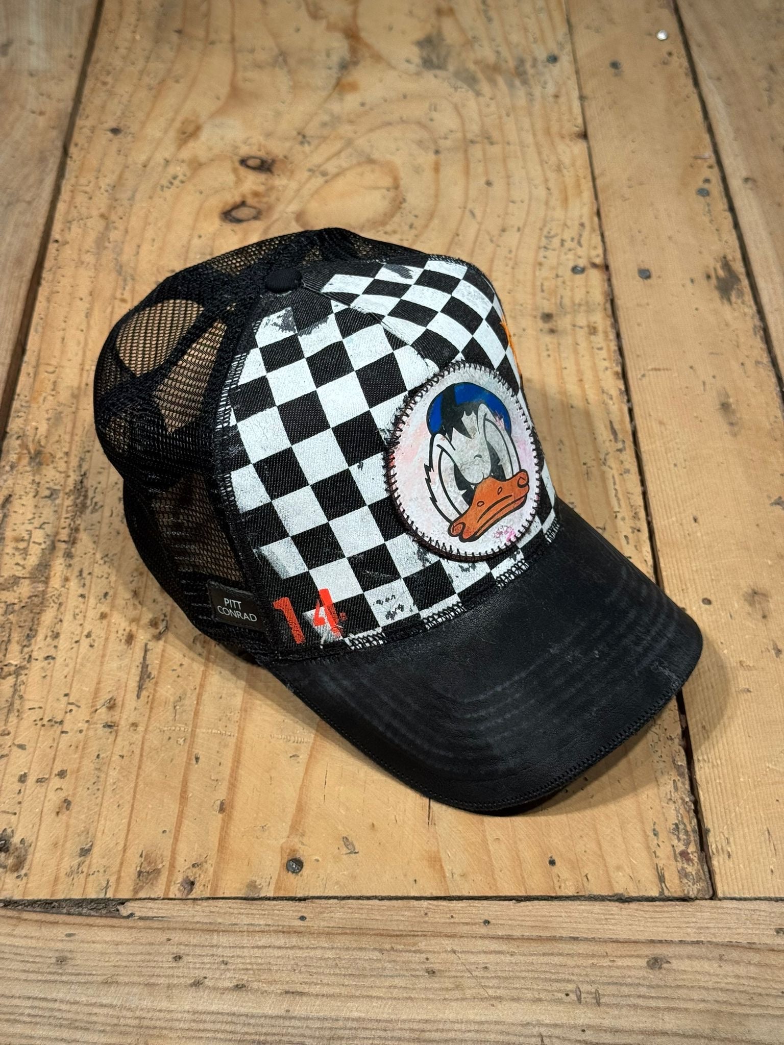 Cappellino Donald Paperino – cappelli personalizzati - a scacchi - 14 - cappellino cappello – Pitt Conrad