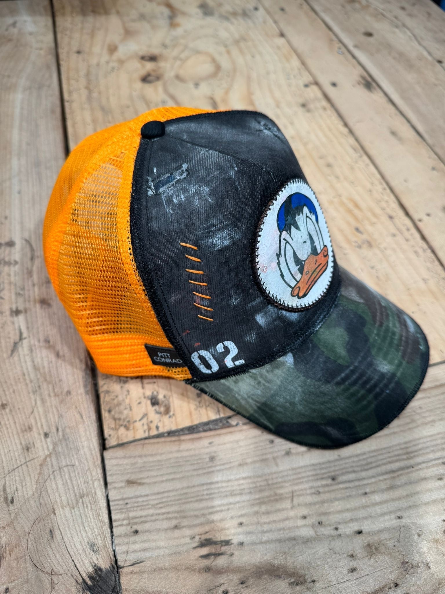 Cappellino Donald Paperino – cappelli personalizzati - Bianco - 01 - cappellino cappello – Pitt Conrad