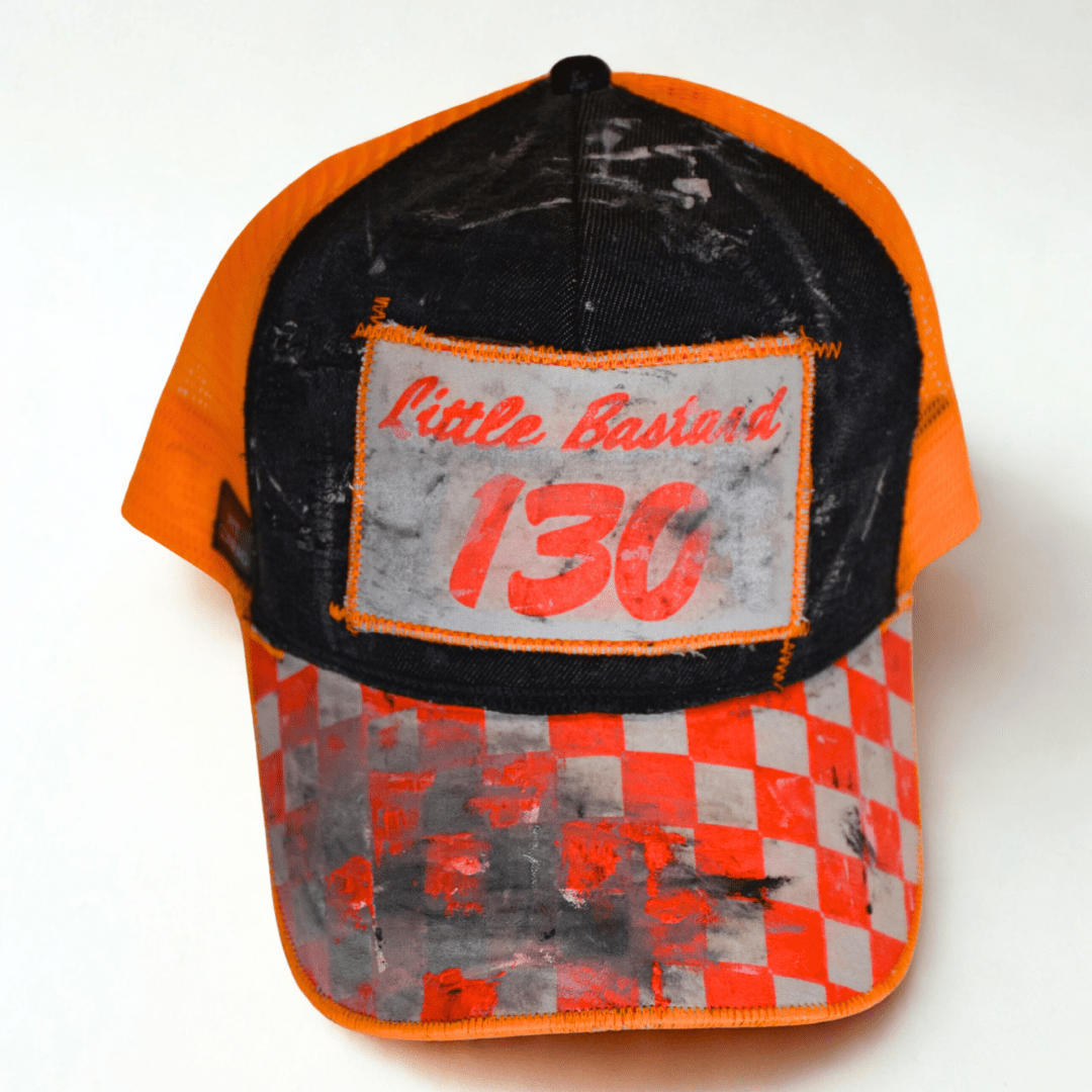 Cappellino Little Bastard 130 - Cotone ITA – cappelli personalizzati - Arancione - cappellino cappello – Pitt Conrad
