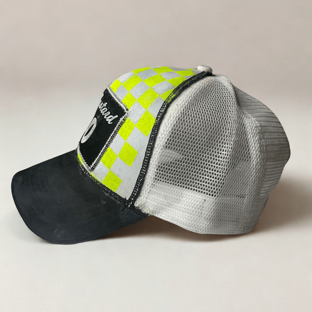 Cappellino Little Bastard 130 - Pelle – cappelli personalizzati - Giallo - cappellino cappello – Pitt Conrad