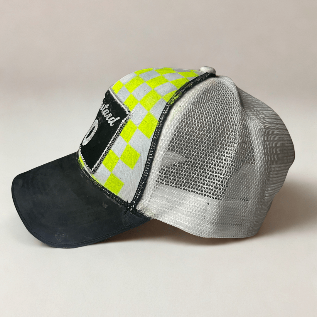Cappellino Little Bastard 130 - Pelle – cappelli personalizzati - Giallo - cappellino cappello – Pitt Conrad
