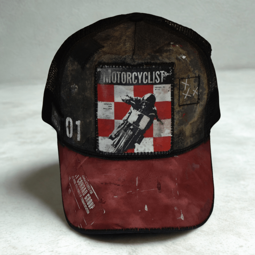 Cappellino Motorcyclist – cappelli personalizzati - cappellino cappello – Pitt Conrad