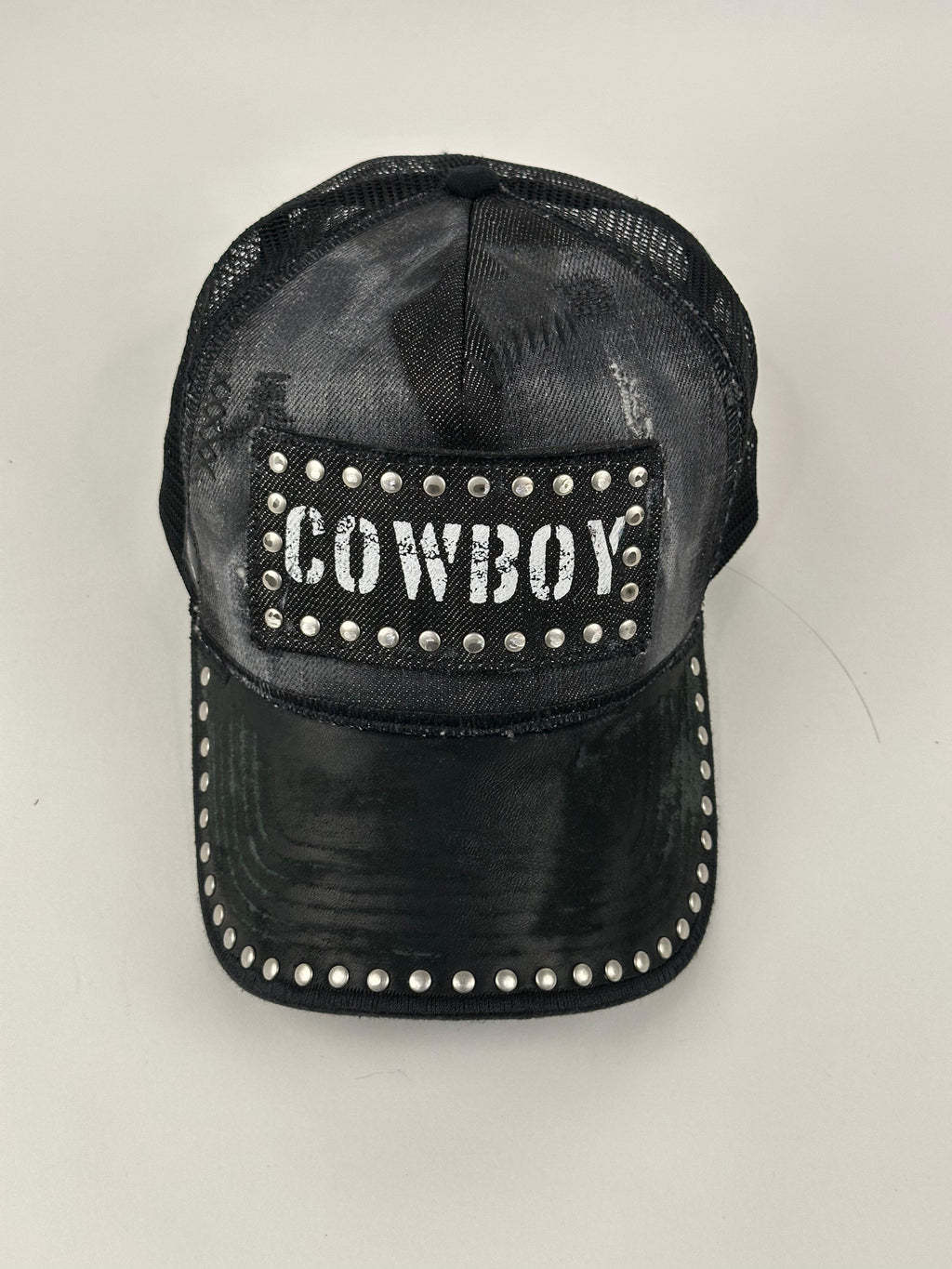 Cappellino Trucker Cowboy total black