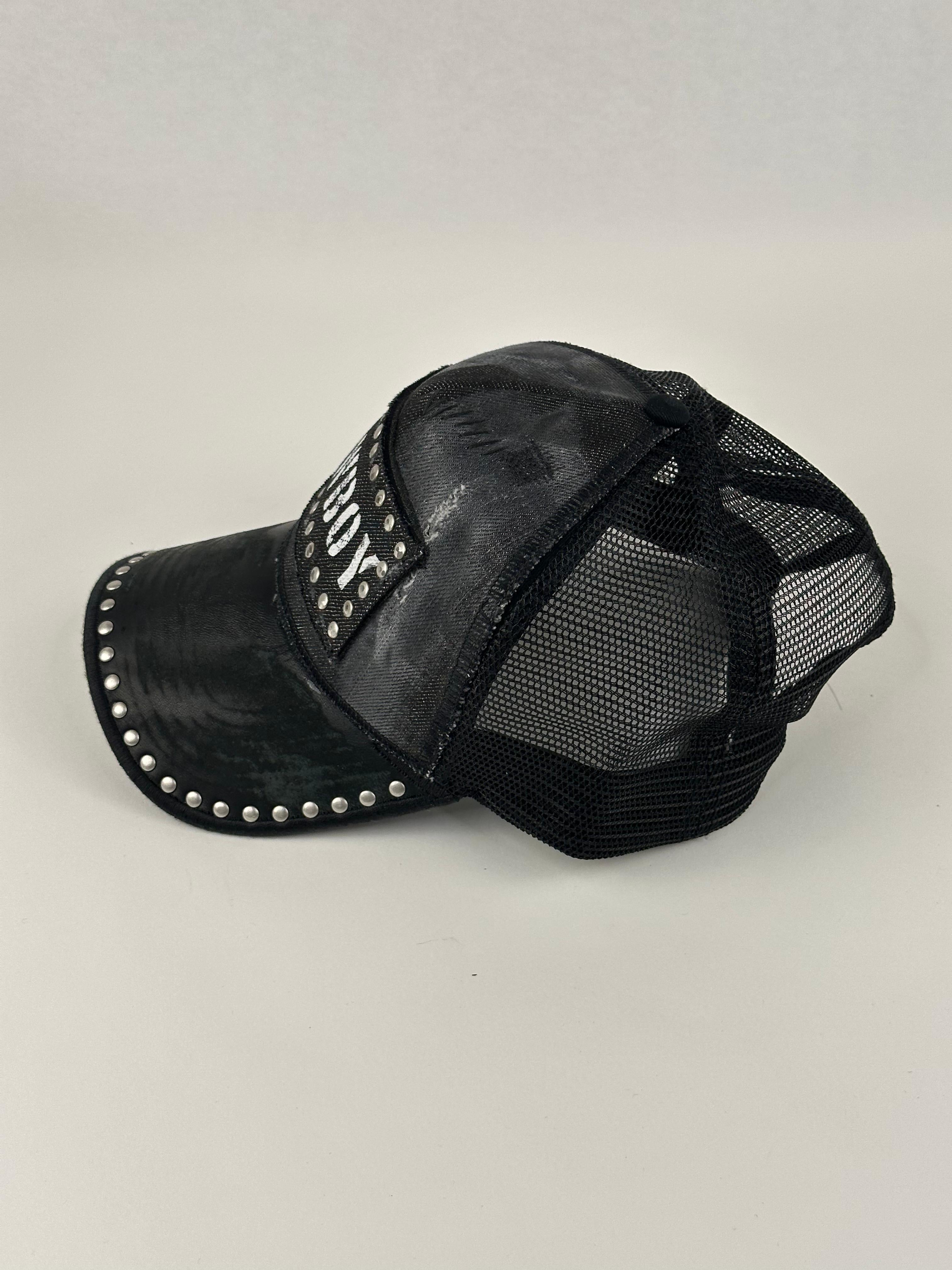 Cappellino Trucker Cowboy total black