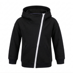 High-neck cotton sweatshirt - Old School Zip