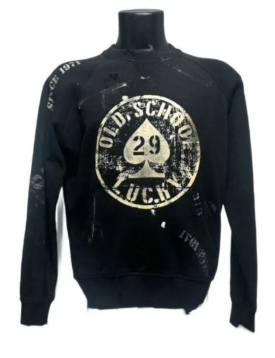 Felpa Old School – Felpa - Bianco - XS - felpa felpa uomo – Pitt Conrad