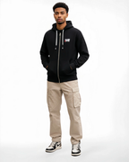HIGH MOUNTAIN – Felpa con cappuccio e zip in cotone