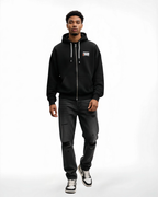 HIGH MOUNTAIN – Felpa con cappuccio e zip in cotone