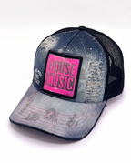 CHICAGO 85 PINK – Cappellino Trucker Denim Lavorato