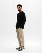 Ripped Wool Sweater - Black Vampire
