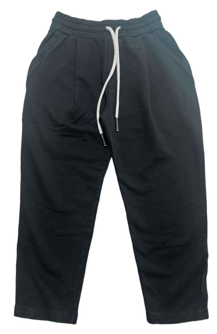 Pantalone in Felpa con Pinces – Pantaloni lunghi - Nero - XS - pantaloni pantaloni uomo – Pitt Conrad