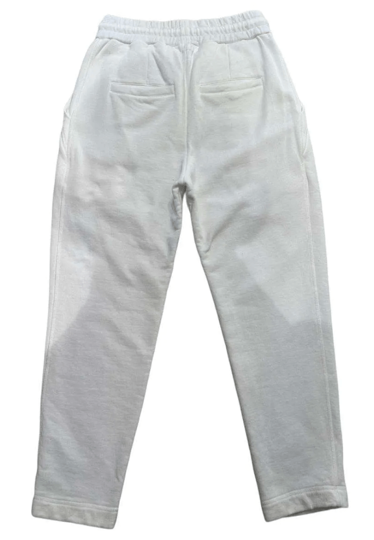 Pantalone in Felpa con Pinces – Pantaloni lunghi - Bianco - XS - pantaloni pantaloni uomo – Pitt Conrad