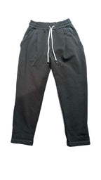 Pantalone in Felpa con Pinces – Pantaloni lunghi - Verde oliva - XS - pantaloni pantaloni uomo – Pitt Conrad