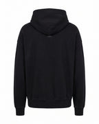 Felpa hoodie nera full zip Madonna di Campiglio 1550m – vista posteriore
