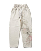 Jogger bianco effetto macchie di vernice Pitt Conrad – vista frontale